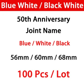 100pcs/Lot Синьо Черно Бяло 56mm 60mm 68mm 10 щифта Тасове Аксесоари за автоматично оформяне