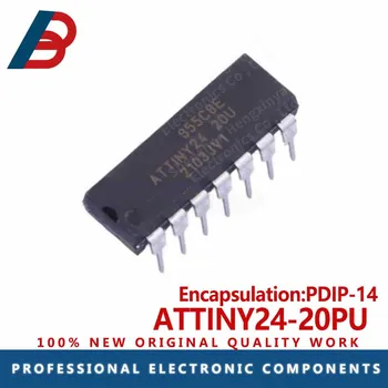 10PCS ATTINY24-20PU 8-битов микроконтролер чип пакет PDIP-14