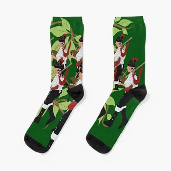 12 Дни на Коледа: Единадесет Pipers Тръбопроводни чорапи лято Хелоуин футбол против хлъзгане чорапи мъжки женски