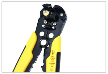 1PC Професионална автоматична резачка за стриптизьорка на тел Клещи за кримпване Клещи за рязане и оголване на терминални ръчни инструменти
