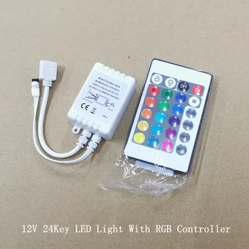 1pcs 5pcs 12V 24Key LED светлина с RGB контролер Mini 24Key DC12V инфрачервено дистанционно управление за 3528 / 2835 / 5050 LED Light Bar RGB
