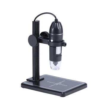 8 Светодиоди Цифров микроскоп Регулируема LED светлина Лабораторен микроскоп HD Професионални лупи за домашни лабораторни инструменти