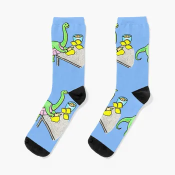 Argentinosaurus Empanada Гигантски динозавър Аржентина Смешни чорапи за подаръци Работещи готини идеи за подаръци за Свети Валентин Дизайнерски мъжки чорапи Дамски
