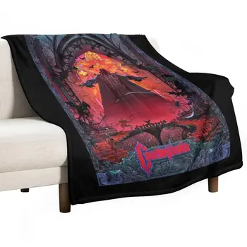 Castlevania Дракула Перфектен подарък за фен хвърлят одеяло сладък одеяло каре на дивана мека одеяло