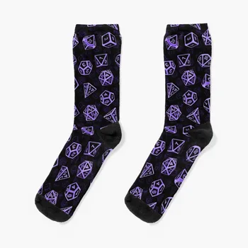 D20 зарове комплект модел (лилаво) чорапи много едро естетически чорапи за момичета Мъжки
