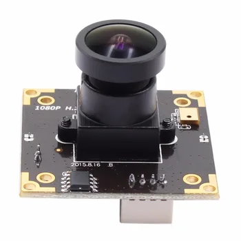 ELP 3 мегапикселова 150-градусова широкоъгълна леща за рибешко око Micro Mini H.264 WDR USB модул за камера за уеб камера с MIc за HD наблюдение