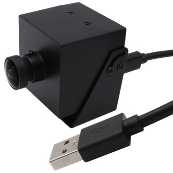 ELP 4K USB Type-C HDMI камера Fisheye обектив Webcam IMX415 2X цифров мини фотоапарат за защита на сигурността Play&Plug таблет лаптоп