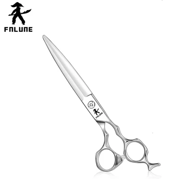 FnLune 7.0 инчов VG-10 широк меч Професионален фризьорски салон ножици Cut бръснарски инструменти Подстригване Срязване Фризьорски ножици