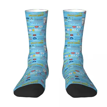 Fuller House Socks Отопление чорап футбол против хлъзгане чорапи мъжки чорапи памук високо качество фитнес чорапи чорапи за мъже Дамски
