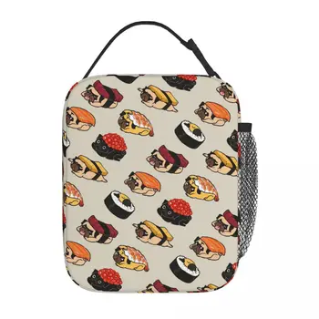 Fun суши мопс Peg куче топлоизолирани обяд чанти училище преносима кутия за обяд охладител термична храна кутия