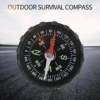 Handheld Mini Compass Открит къмпинг Пешеходен туризъм Ръководство за оцеляване Навигация Компас за четене на карти Риболов Посочване Пътеводител Инструменти