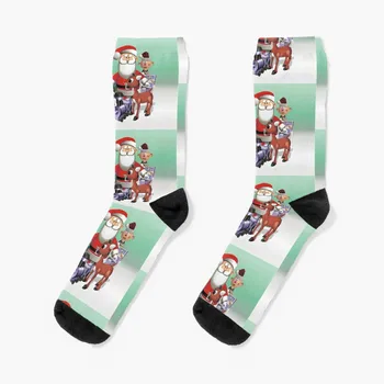 Holiday Fun Socks цветна компресия Дамски чорапи Мъжки