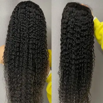 Loose Deep Wave 13x6 HD дантела отпред човешка коса перука бразилски за жени къдрава вода вълна перуки човешка коса 13x4 дантела фронтални перуки