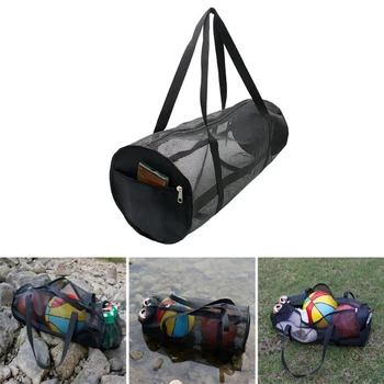Mesh Duffels Dive Bag Scubas Bag Водолазно оборудване Сгъваема чанта за гмуркане с цип Тежкотоварна мрежеста чанта за гмуркане Спорт