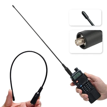 NA-771 Мобилна радио антена VHF UHF SMA женска уоки токи UHF гъвкава антена 144 / 430MHz за Baofeng UV 5R BF-666S BF-777S
