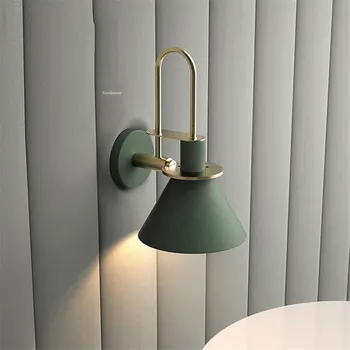 Nordic Lights Clarion стенна лампа Simple Europe стена светлина LED E27 с 3 цвята за спалня хол ресторант кухня пътека