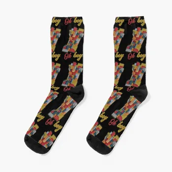 Quantum Leap Ziggy чорапи Кросфит чорапи Забавни чорапи Черни чорапи Дамски чорапи Мъжки