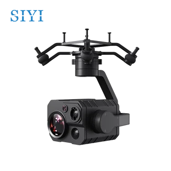 SIYI ZT30 Оптичен шушулка Четири сензора 4K AI 180X хибридно оптично увеличение Карданна камера Термично изобразяване Лазерен далекомер с висока точност
