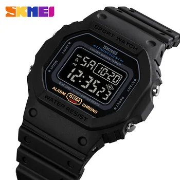 SKMEI 1628 Открит военен цифров часовник Мъжка мода Ретро мъжки часовници 2 Time Sport водоустойчиви мъжки ръчни часовници reloj hombre