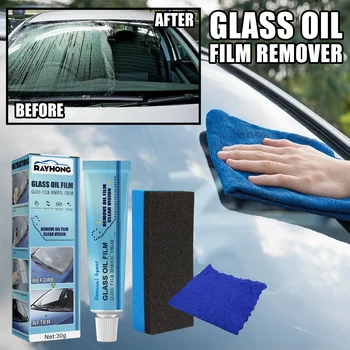 Universal Car Glass Polishing Degreaser Cleaner Oil Film Clean Polish Paste for Bathroom Window Glass Предно стъкло