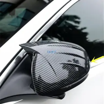 Автомобилен стайлинг за Mercedes-Benz GLC Class X254 2023 + Огледало за обратно виждане Рамка Врата Огледало за обратно виждане Дъжд Аксесоари за покриване на вежди
