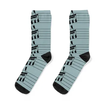 Гребане и музика Ноти 8 Чорапи свободни къси щастливи движещи се чорапи Мъжки чорапи Дамски