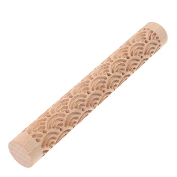 Други консумативи Детски валяк керамичен модел керамика инструмент дървена кал търкаляне пръчка