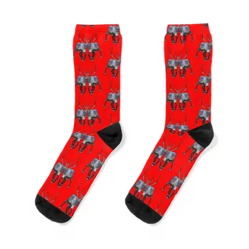 Дядо Коледа еленски чорапи топли чорапи дизайнерски чорапи отвесни чорапи черни чорапи чорапи жени мъжки