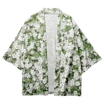 Кимоно роба японски лятна жилетка халат за баня мъжки риза реколта стил Yukata Haori случайни вискоза халат дома