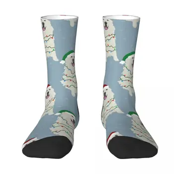 Коледа Големите Пиренеи Модел Чорапи Чорапи с печат обувки Мъжки чорапи Дамски