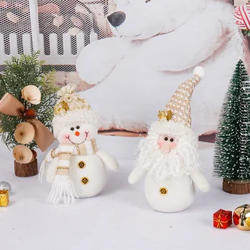 Коледна украса кукла с лека ръчна изработка шведски Tomte плюшен гном Санта елф орнаменти скандинавски стил за дома декор