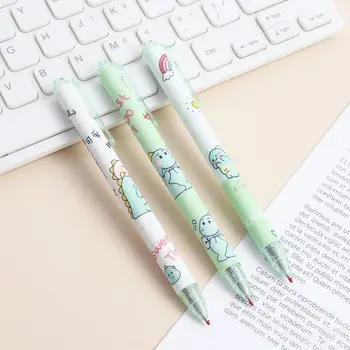 Консумативи за писане Канцеларски материали 0.5mm Писане Pen студент натиснете гел писалка подписване писалка пресоване писалки гел писалки