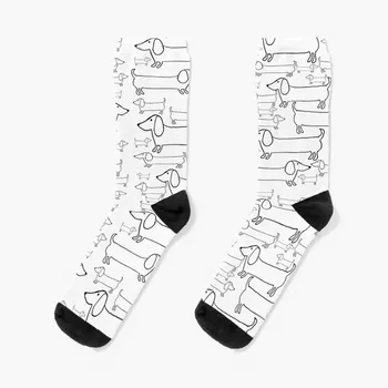 Наденица куче дакел модел чорапи човек Antiskid футбол Аржентина лукс Дамски чорапи Мъжки