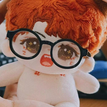 Ново пристигане Многоцветни мини плюшени аксесоари за кукли Очила за 10/15/20см Корея идол плюшени кукли фенове колекция подарък