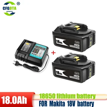 оригинал за Makita 18V 18000mAh 18.0Ah акумулаторна батерия за електроинструменти с LED литиево-йонна подмяна LXT BL1860B BL1860 BL1850
