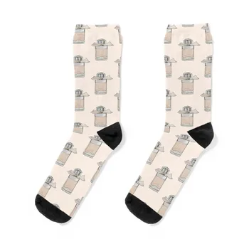 Парфюм бутилка чорапи Коледен чорап идеи за подаръци за Свети Валентин Луксозни дамски чорапи Мъжки