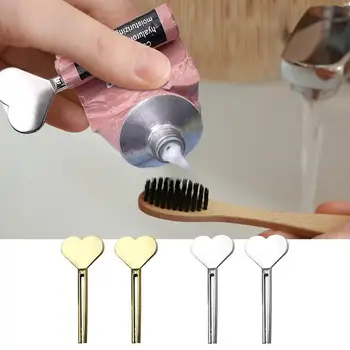 Паста за зъби тръба ключ неръждаема стомана тръба Wringer U ключ форма паста за зъби дозатор изстискване екструдер инструменти за баня аксесоари