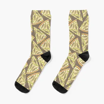 Пица пай - аншоа чорапи карикатура чорапи футбол чорапи отвесни чорапи Футбол Дамски чорапи Мъжки