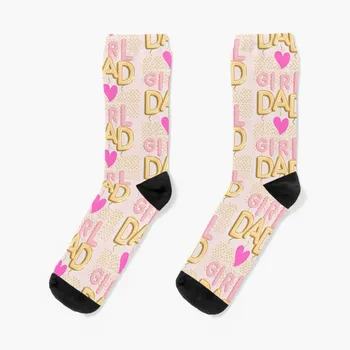 Розово момиче татко. Чорапи ретро черни чорапи компресионни чорапи Чорапи за мъже Дамски