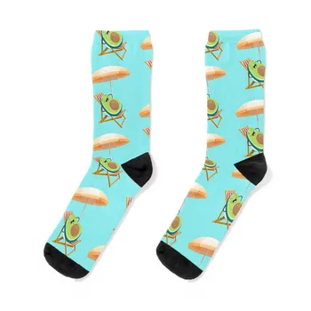 Смешно Авокадо Сърф Чорапи Чорапи мъж Чорапи памук Чорапи Дамски Мъжки