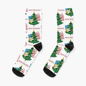 Смърч Спрингстийн чорапи футбол чорап готини чорапи christmass подарък компресия чорапи Жени Мъжки чорапи Дамски