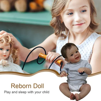 Фотография Симулационни кукли Меки еластични кукли Гладка подвижна ръчно изработена за деца Подаръци Бебешки играчки за придружители