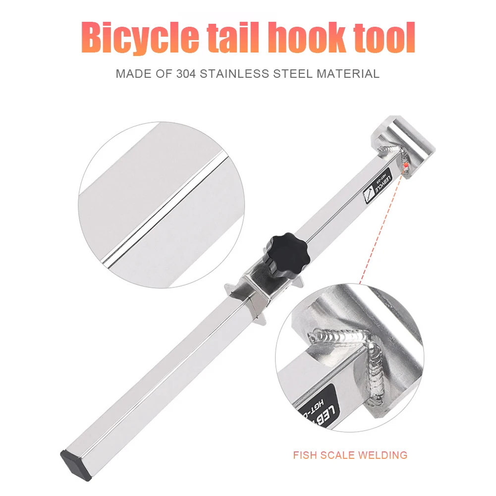 Инструменти за ремонт на планински велосипеди 360-Drgree въртящ се прът Derailleur закачалка подравняване инструмент габарит за пътни велосипеди и MTB колело