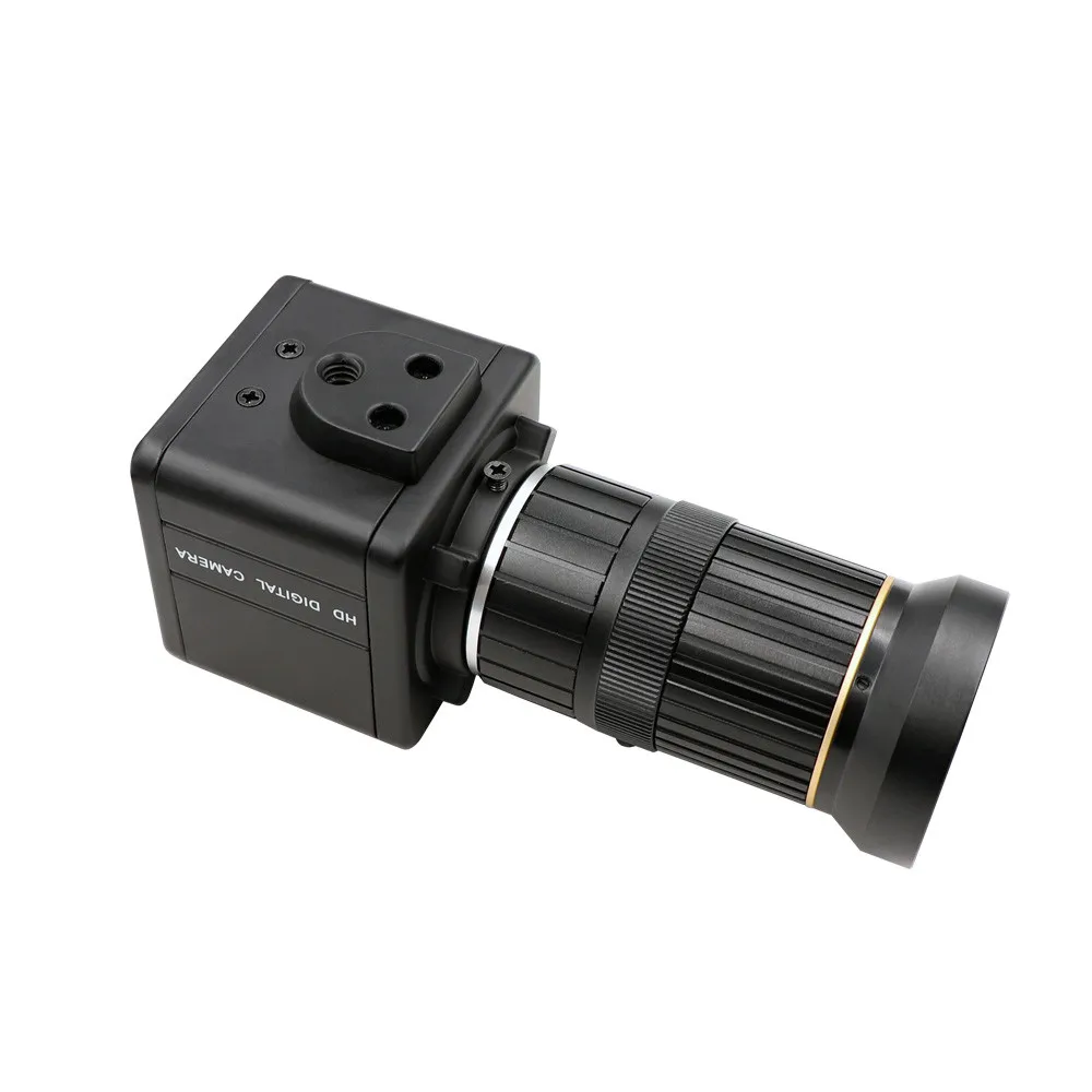 5MP CS монтаж 5-50mm варифокална уеб камера OV5640 UVC 5 мегапикселова мини кутия случай usb камера