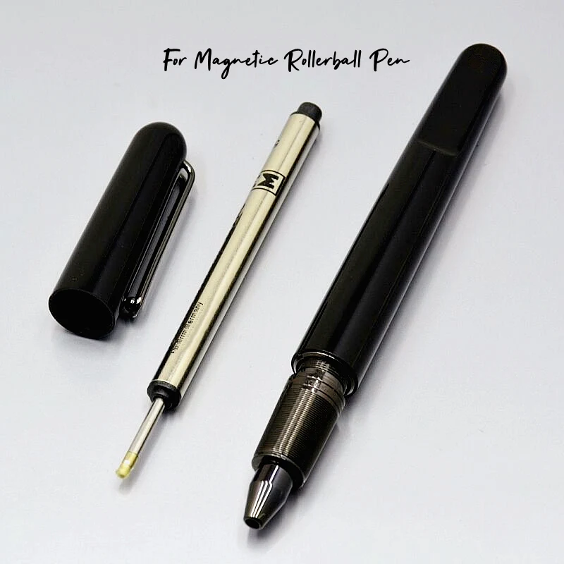 MB 506 M серия магнитни ролер писалка пълнители ролкови топка черно мастило писане гладка офис канцеларски материали проучване аксесоари