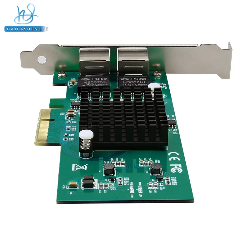 DIEWU 82576 Двупортова гигабитова мрежова карта Настолна 2-портова PCI-eX4 мрежова карта сървър мрежова карта