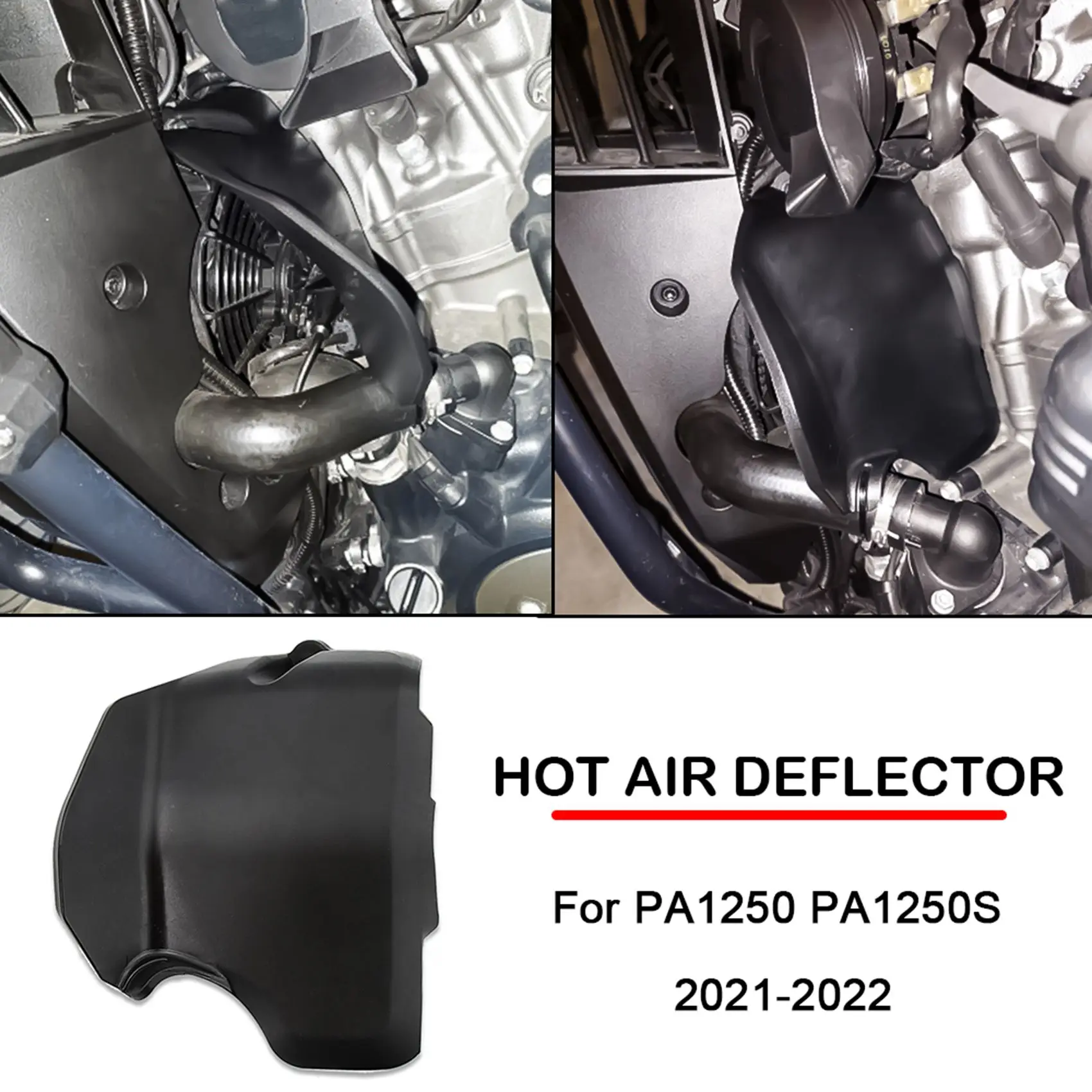 Мотоциклет горещ въздух дефлектор изпускателна система Среден топлинен щит капак за-Harley-Davidson Pan America 1250 2021-2022