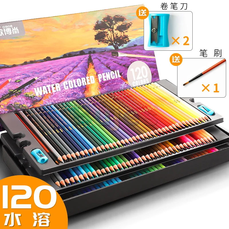 48 72 120 150 200 маслен цвят молив акварел рисуване молив комплект художник учен живопис комплект училище изкуство Консумативи ръчно рисуване
